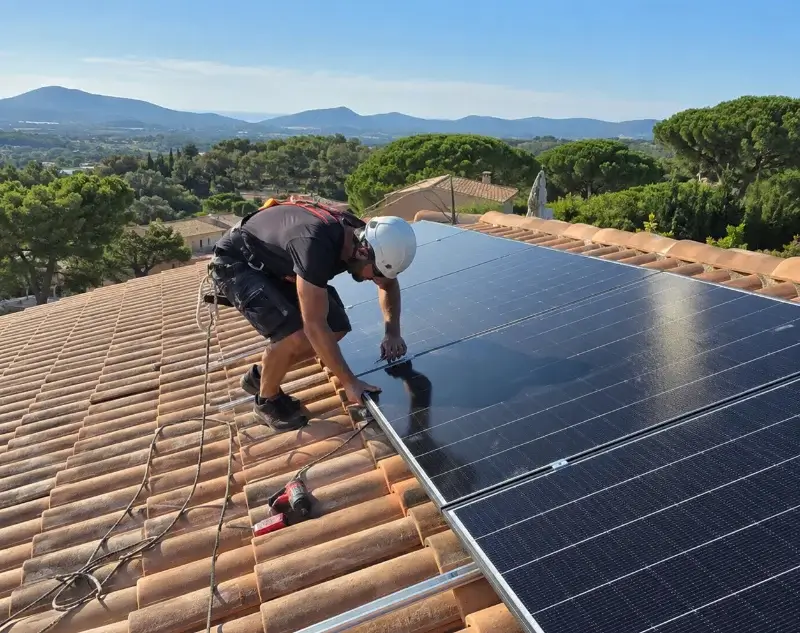 Installateur panneaux solaires Locmaria-Grand-Champ — pose photovoltaïque sur toiture