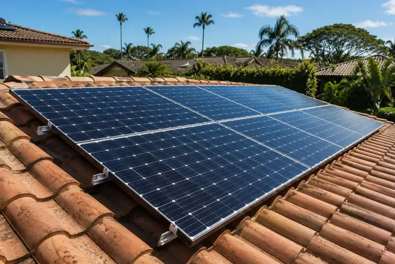 Installation de panneaux solaires à Locmaria-Grand-Champ